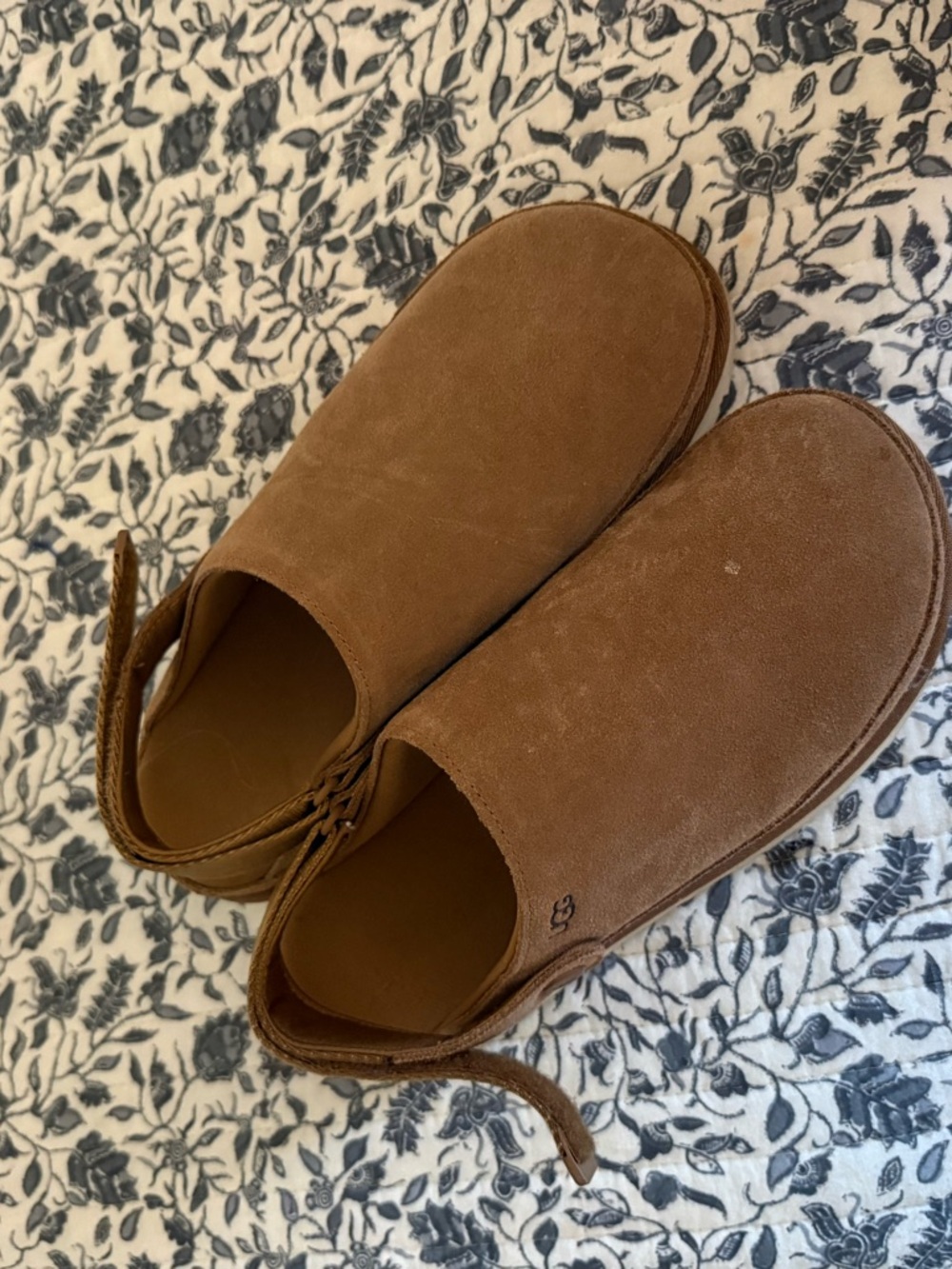 UGG Women's Chestnut Suede Slip-On Slippers
